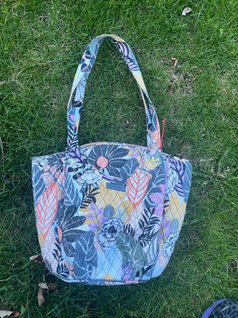 Vera Bradley Floral Quilted Tote Bag in Multicolor